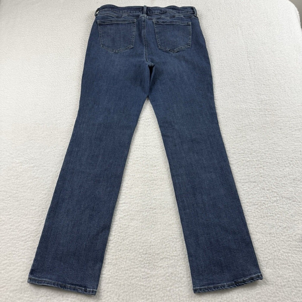 NYDJ Jeans Women's‎ 31 Blue Marilyn Straight Stretch Mid Rise Medium Wash Denim - Picture 9 of 10